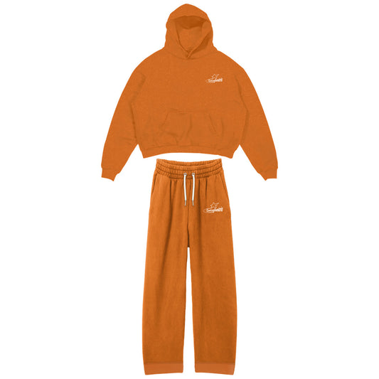 Orange and white set